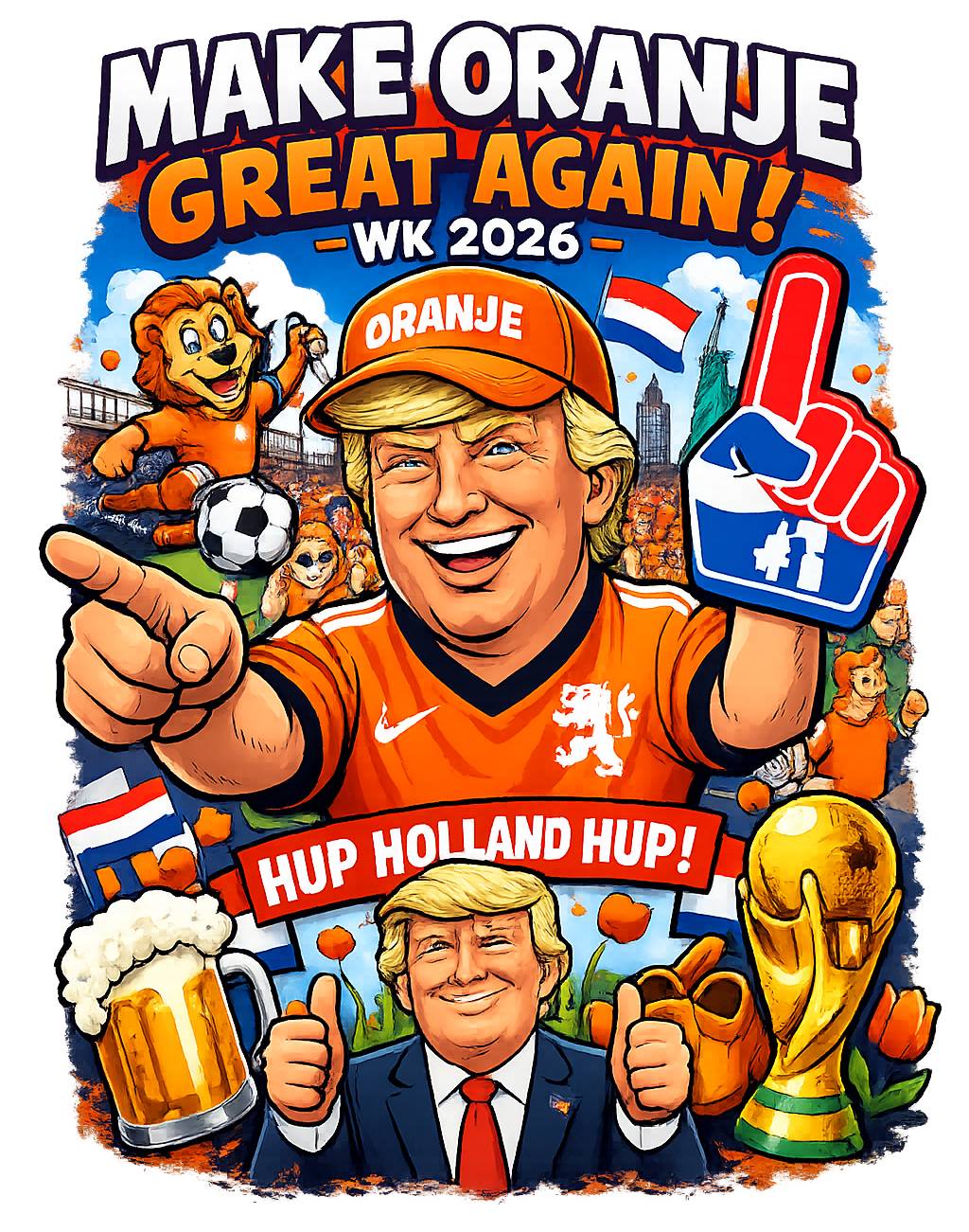 T-Shirt WK2026 Make Oranje great again